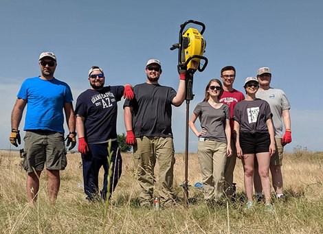 Student researchers in Georgia. Student researchers in Georgia.