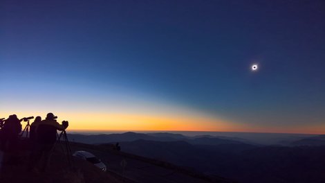 A view of the eclipse. A view of the eclipse.