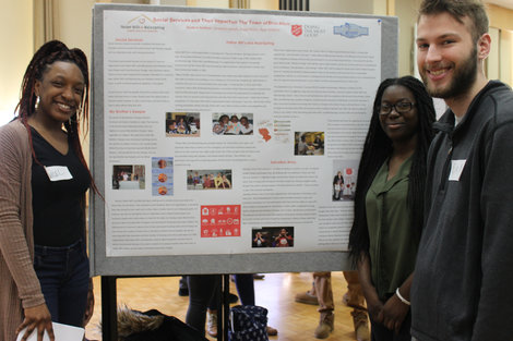 Students present their research on Brockton social service o Students present their research on Brockton social service o