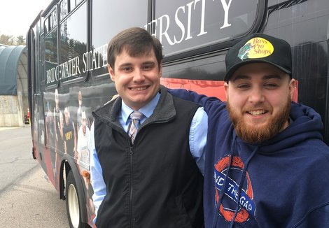 John Whittemore, ’17, G’19 and Logan Healy, ’19 John Whittemore, ’17, G’19 and Logan Healy, ’19