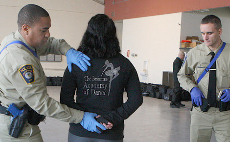 BSU theater major Lucia Morelli volunteers as a suspect for BSU theater major Lucia Morelli volunteers as a suspect for