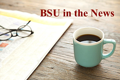 BSU in the News logo BSU in the News logo
