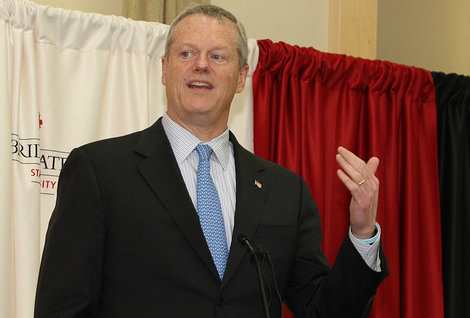 Gov. Baker speaks to the task force meeting Gov. Baker speaks to the task force meeting
