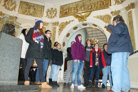 Students visit Brockton City Hall Students visit Brockton City Hall