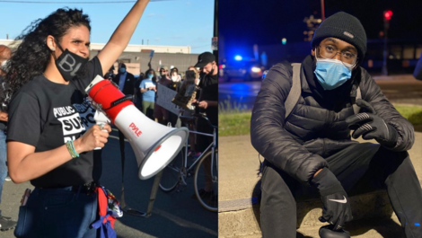 Shalya Mombeleur, '12 and Arluah Wonton, 18