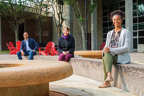 Dr. Jakari Griffith, Dr. Laura K. Gross and Professor Tina Mullone
