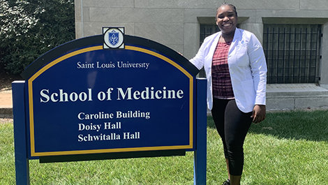 Carla Cadet at St. Louis University