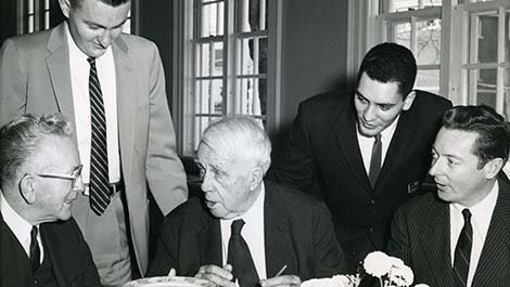 David Sousa with Robert Frost