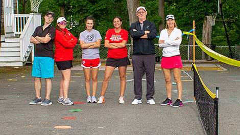 BSU tennis students