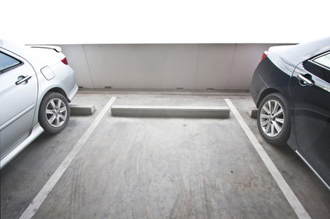 An empty parking space An empty parking space