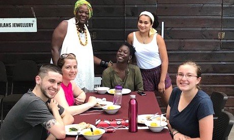 Ryan O’Connor, left, Christine Paquette, Akilah Jaramogi, Ke Ryan O’Connor, left, Christine Paquette, Akilah Jaramogi, Ke